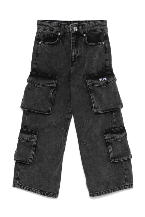 DENIM PANTS GIRL MSGM Kids | F4MSJGPA234127